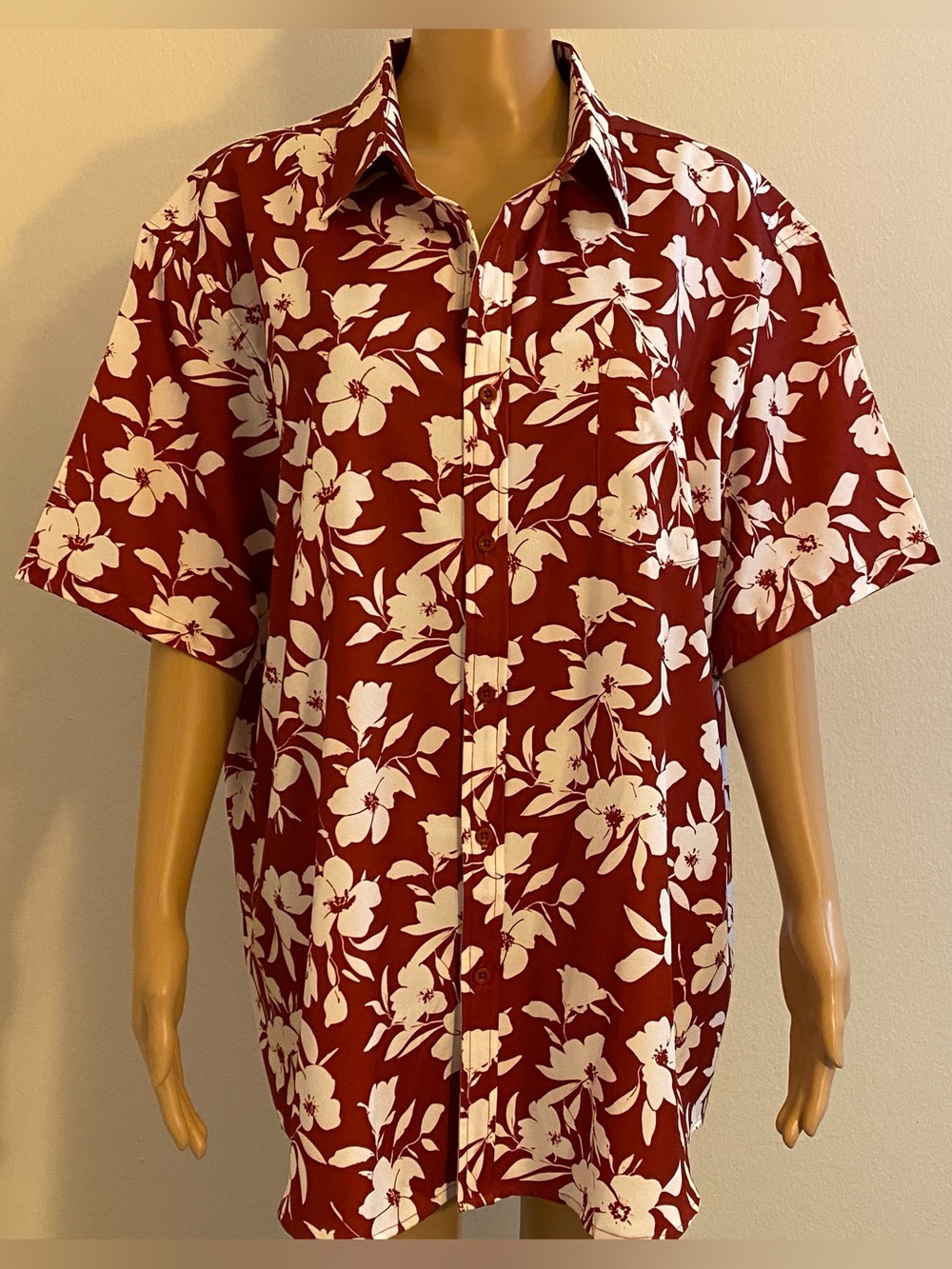 Mens Coofandy Style Made Simple Short Sleeve Flower Print Shirt